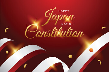 Wall Mural - Japan Constitution day design illustration collection
