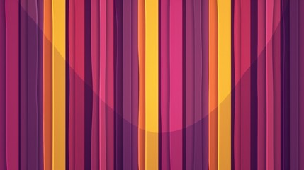 Wall Mural - Colorful stripes, vertical lines in retro seamless pattern