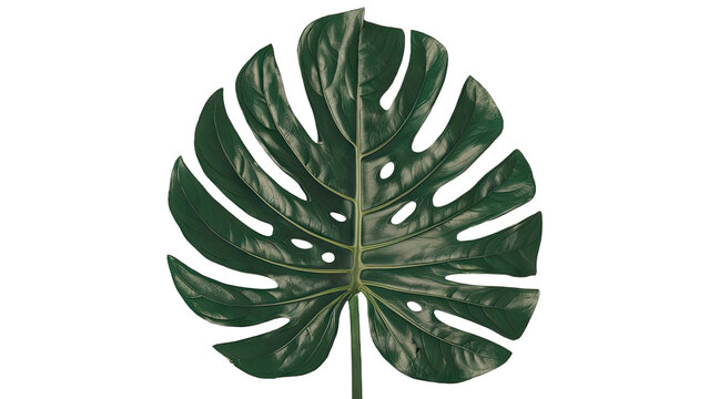 isolated green leaf, GENERATIVE AI
