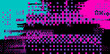 Abstract pixel art background with colorful noise. Datamoshing lo-fi glitch art effect.