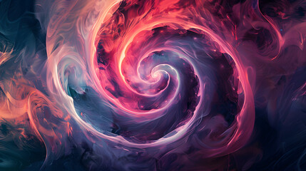 Wall Mural - abstract cosmos swirl background with nebula smoke