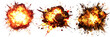 © Sataporn - explode 2d game Asset clip art