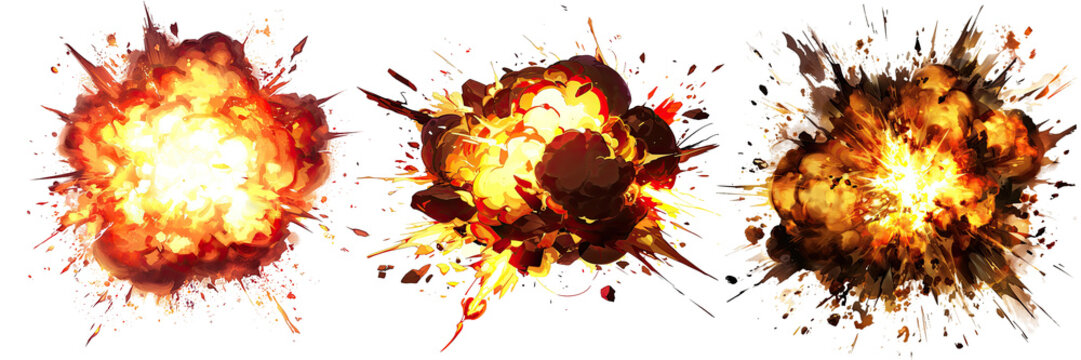 explode 2d game Asset clip art