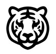 Abstract Tiger Face Illustration vector