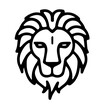 Stylized Lion Head Vector logo