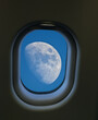 View from the porthole at moon.