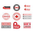 © fahmi - Emblem logo of Made in Canada product design vector label