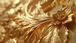 Golden-Baroque-Floral-Engraving-Luxurious-Design Background 