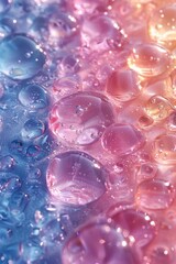 Wall Mural - water drops on glass background