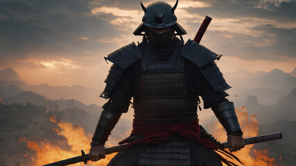 AI image generate for ronin samurai