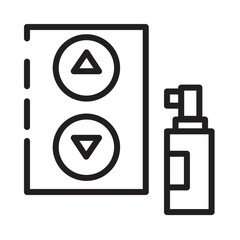 Poster - Clean Spray Wash Line Icon