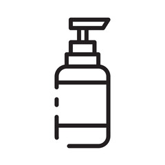 Wall Mural - Alcohol Cleaning Gel Line Icon