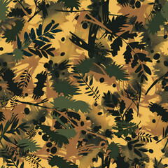 Sticker - Green hunting  Military camouflage