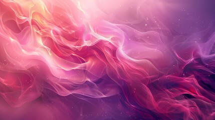 Aufkleber - Swirling shades of pink and purple blend together in an abstract background