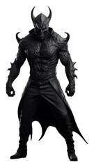 Wall Mural - PNG Demon character costume adult white background.