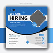 © mahabub stock - we are hiring job vacancy social media post template