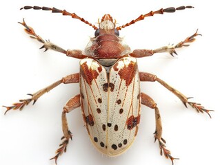 bug insect on white background