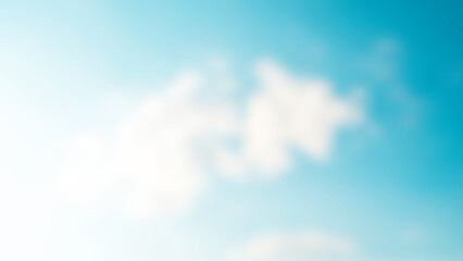 Wall Mural - Blureed of blue sky and white clouds.blue sky background.