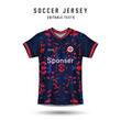 Jersey design for football soccer, racing, sports, running. 