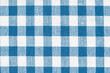 背景素材　青色　チェックの布　