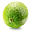 lime isolated on the white background. Clipping path