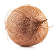 coconut isolated on the white background. Clipping path