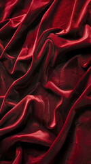 Wall Mural - a luxurious Dark red background velvety texture in extreme detail