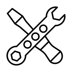 Poster - Tool line icon