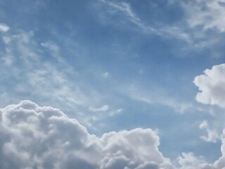 blue sky with clouds