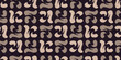Japanese Characters Seamless Pattern Backgrounds. Vector. 日本の文字のシームレスパターン　背景素材