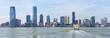 Big panorama view of New Jersey. View from New York city.