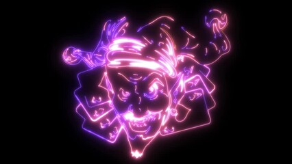 Poster - video of Laughing Devil joker