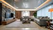 Living room marble wall chic expensive interior of luxurious with modern design hotel condo apartments lobby 