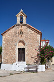Fototapeta  - medieval orthodox church on the island of Crete