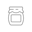 Domestic jar line outline icon