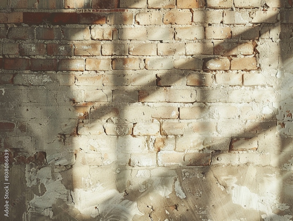Rustic brick textures in soft sunlight, ideal for backgrounds that ...