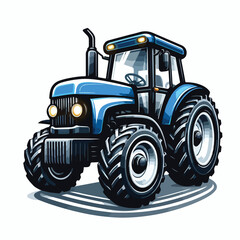 farmer tractor Art vector design  