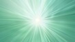 Abstract light of rays on green background from the center