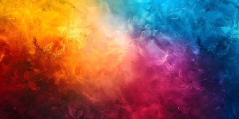 Poster - Spectrum Symphony: Abstract Colorful Background with Spectrum, Spectrum-infused Abstract Colorful Background - Ai Generated