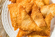 Homemade Deep Fried Chinese Wonton Chips