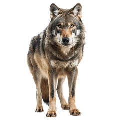 wolf on transparent or white background