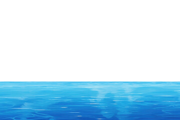 PNG  Illustration of sea water blue with bright sky outdoors horizon nature.