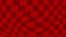 Red Checkered Distorted