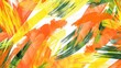 Tropical brushstrokes in bright orange, sunny yellow, and lime green, perfect for portable speakers, bringing a summery, vibrant feel