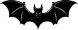 © Creative_cave - Silhouette of bat isolated on white background