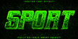 Dirty Green Sport Vector Fully Editable Smart Object Text Effect