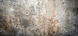 Fototapeta  - High-detail image showcasing the rough texture of a grunge concrete wall with visible cracks, stains, and patterns, suitable for background and design elements