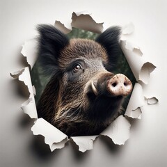 Sticker - Wildschwein