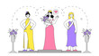 © 100% HAND-CRAFTED  - Beauty contest vector simple
