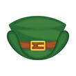 Traditional irish elf hat icon Vector illustration